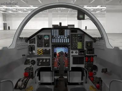  USAF T-38 Talon Jet Trainer Black 