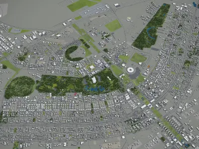 Brasilia  Low-poly 3D model