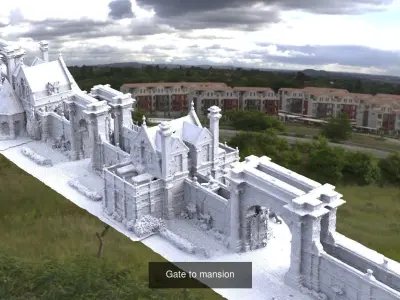 Fantasy Estate gateway collection 3D Model Pack