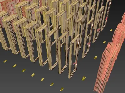 Doors Kit Constructor 1-10 Sets 3D model