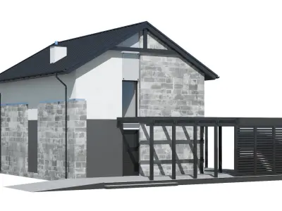 Cottage 015 3D model