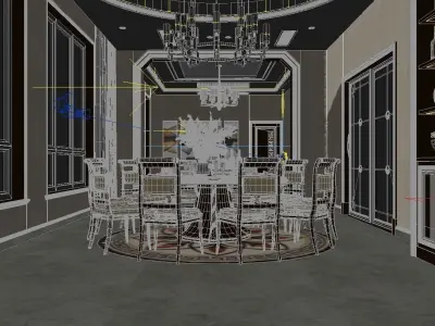 American style 3D model