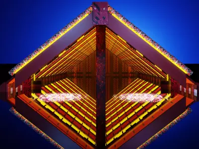 Audio-Visual Maori Stage 3D model