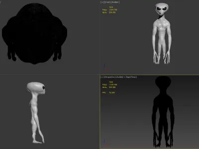 Gray Alien 3D model