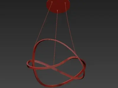 Draughn LED Novelty Chandelier 3D model