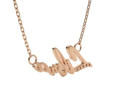 Libra Zodiac Pendant Necklace 3dm stl render detail 3D print model