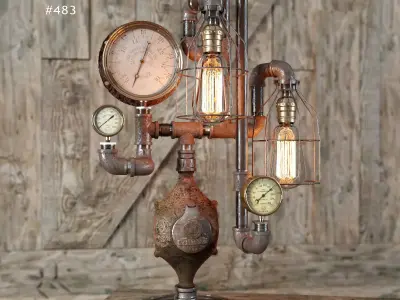 Steam lamp 483 3D model