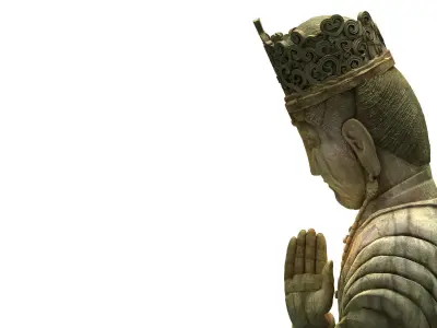 Game Model - Buddha Kabayashi Buddha statue 3D model