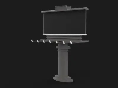 Billboard 3D model