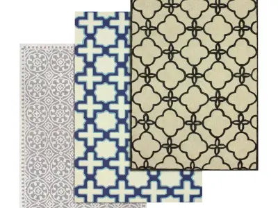 Rug Set 1720 3D model