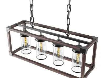 Daniela 4 Light Antique 3D model