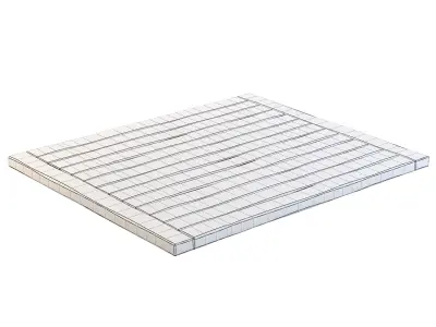 Old Wooden Floor 3D model