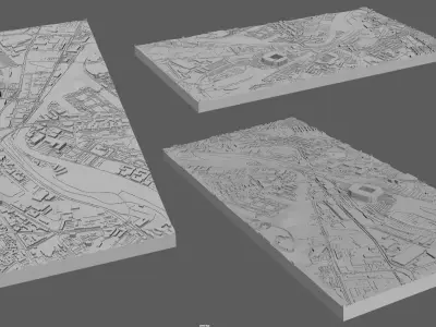 CITY MAP  3D print model
