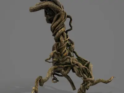  Twig Tree Roots PBR 