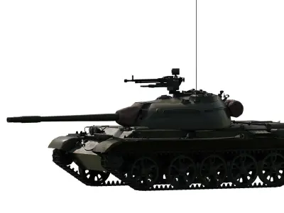 Type 62 light tank 3D model