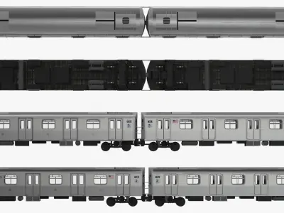  R160 New York City Subway Car 