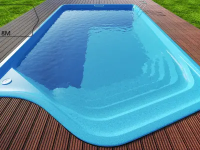 Swimming pool 3D model