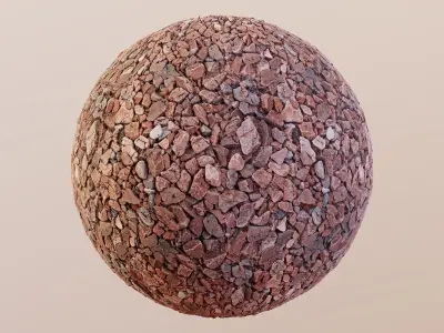 Gravel PBR Texture 03 Texture