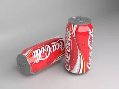 Coca Cola Cans 3D model