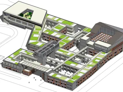 Sketchup School and University N4 3D model