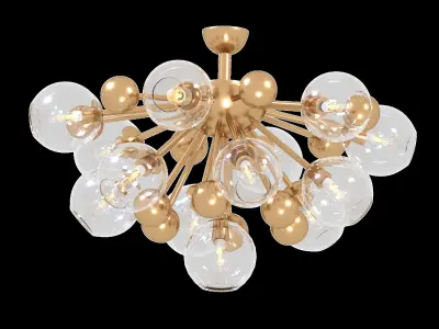 Chandelier 3D model 5