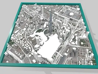 Business Bay Dubai United Arab Emirates 3D model