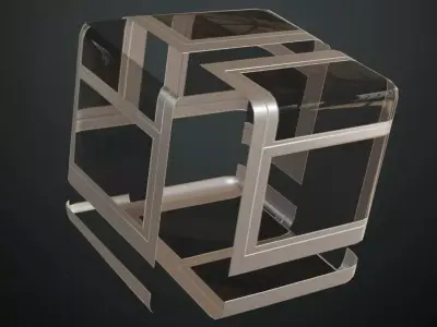 Opaque Window Transparent PBR Seamless Texture