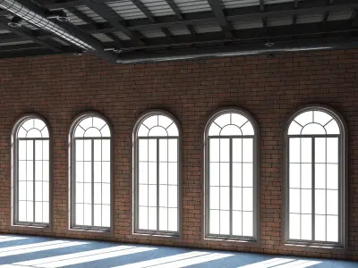 Loft interior Scene 2 3D model