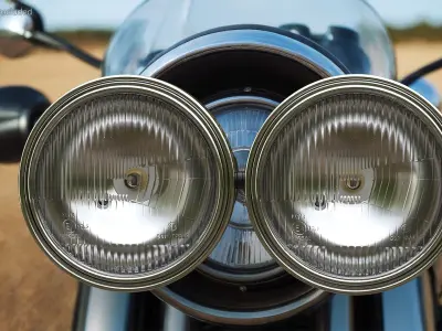  Motorcycle Headlight Set 