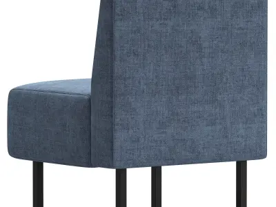 Armchair Sandge Textile 3D model