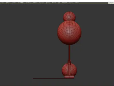 Delight Collection Globe Mobile 2 Low-poly 3D model
