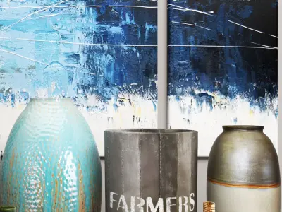 Collection vases 10 3D model