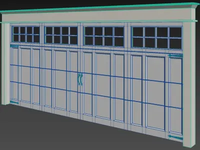 Garage Door 11 3D model