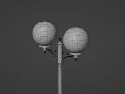 Street Lamp 3D model 21