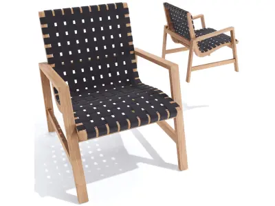 Woven Relax Chair 3D model