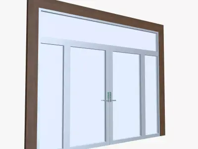 Office Door Low-poly 3D model get