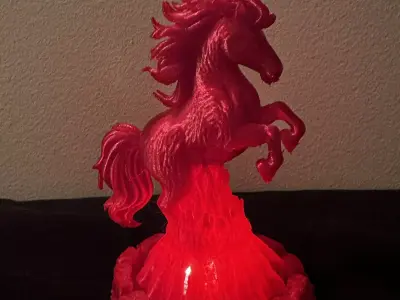 Fire Horse Tea Light Shade Chinese New Year Chinese Traditional 3D print model