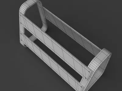 Traffic Barricade 3D model