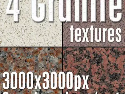 4 High Res Seamless Granite Textures Vol02 part1 Texture