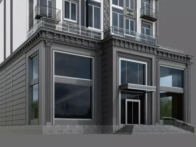 Residental Building ID037 3D model