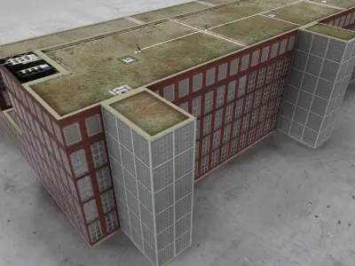 EDDF Storage 31 Low-poly 3D model