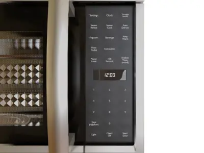 Microwave Bosch Over-The-Range 3D model