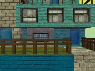 House model 3D model Free low-poly 3D model