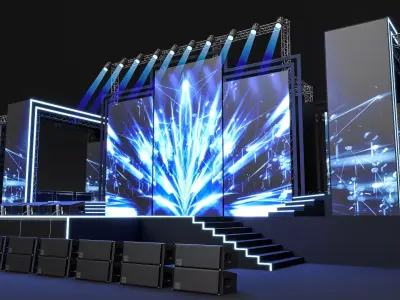Concert Stage 08 3D model