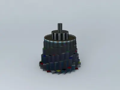 Cardpack 2 tower 3D model