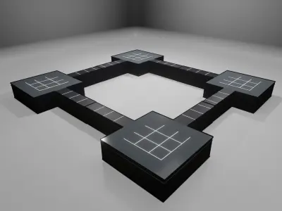 ROOM IN THE STYLE OF SKY-FI 3D 3D Model Pack