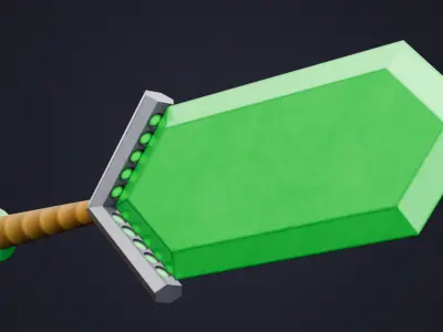 Stylized Emerald Sword