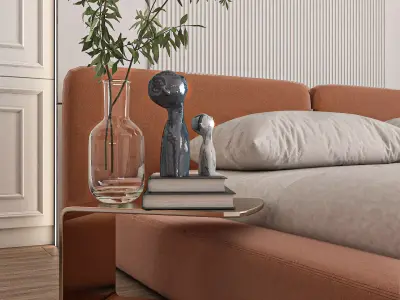 Bedroom interior scene 3D model 3D model purchase