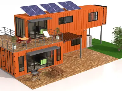 Container Villa  3D model