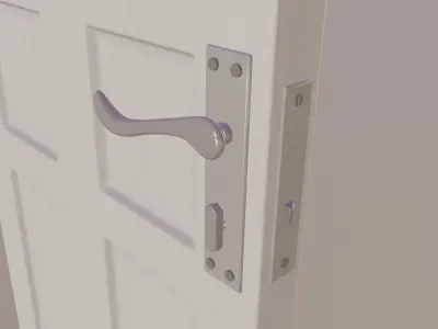 White Door 3D model order